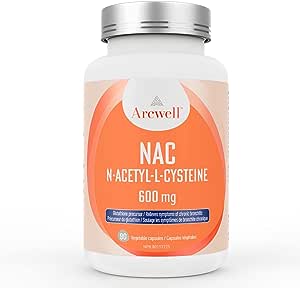 NAC (N-Acetyl-L-Cysteine), 600mg/90caps by Arcwell