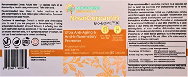 NovoCurcumin BioBDMC30 by Novotrend - Image 2